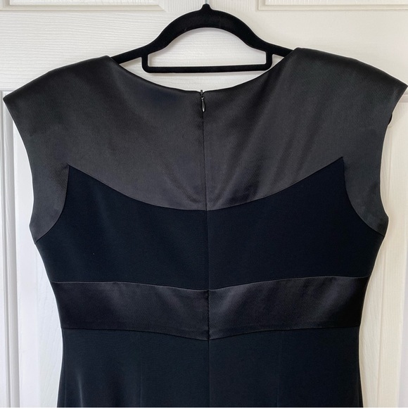 Vintage Formal Black Mini Dress size 8 Petite - Picture 6 of 14